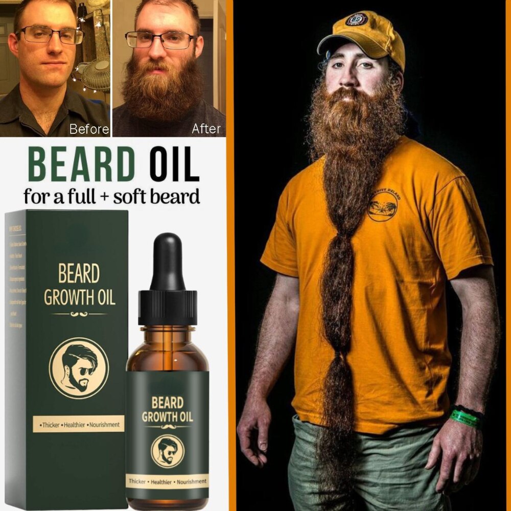 Caffeine Natural Beard Growth Oil